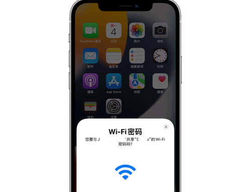 大庆苹果15维修店分享iPhone15如何共享Wi-Fi密码 